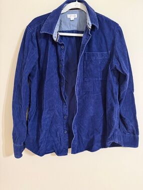 Sun + Stone Corduroy Button Down Shirt SZ L